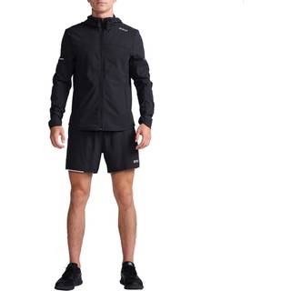 2XU Men's Aero Jacket Black/Silver Reflective, S