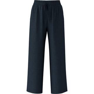 SELECTED FEMME Sflviva-Gulia HW  Linen Pant Dark Sapphire 38