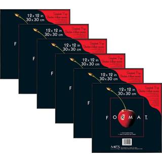 MCS-format Billedrammer Galleri V?grammer sort 12 x 12 6-pack