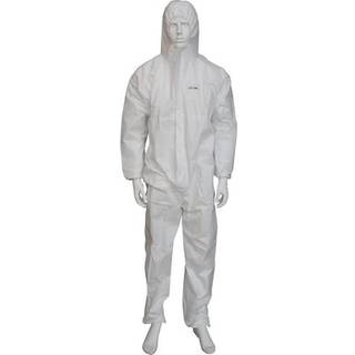 Ox-On Beskyttelsesdragt basic hvid xl