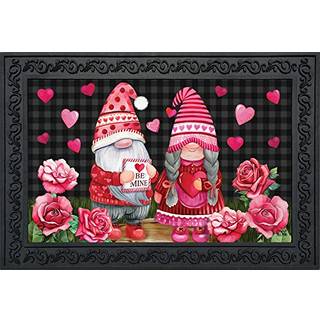 Briarwood Lane Gnomes - 30 """" X 18 """" - Valentines Door Mat - Valentine Door Mat Outdoor Door Mat inds?tter Valentines Day - Valentines Outdoor M
