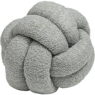 Furn Furn Black Boucle Knot Filled Cushion
