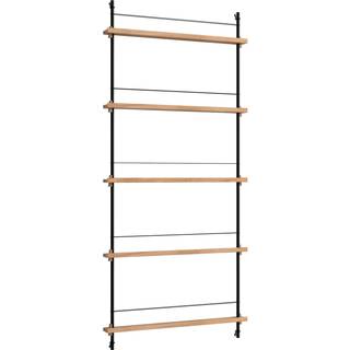 Moebe Magazine Shelving MS.180.1 Eg/Sort