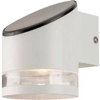 1W Solcell Væglampe - LED, 3000K, Hvid, Hus IP54 - Kulør : Varm