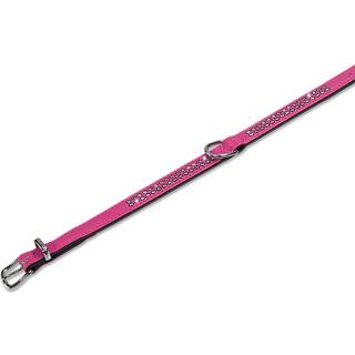 Halsbånd Crystal - Dobbelt række - S - Pink