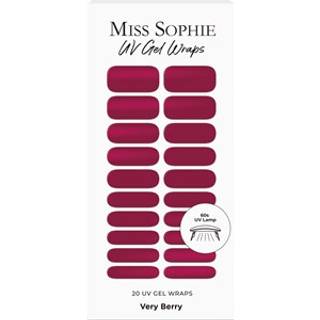 Miss Sophie Negle Neglefolier UV Very Berry UV 20 Stk. (6,00 kr / 1 stk.) - 20 Stk.