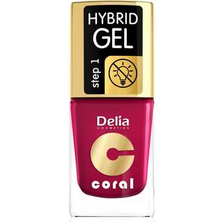 Delia Cosmetics Coral Nail Enamel Hybrid Gel Gel neglelak Skygge 06  11 ml - 11 ml