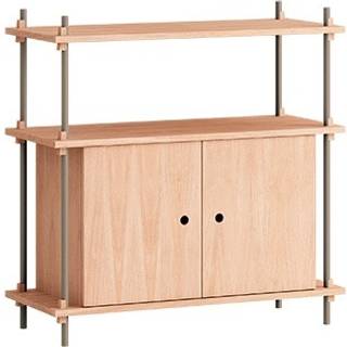 Moebe Reolsystem s.85.1.B - Oak/Warm-Grey
