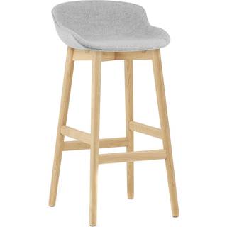 Normann Copenhagen Hyg Barstol 75 Cm / Egetræ - Barstole Uld Grå - 604449