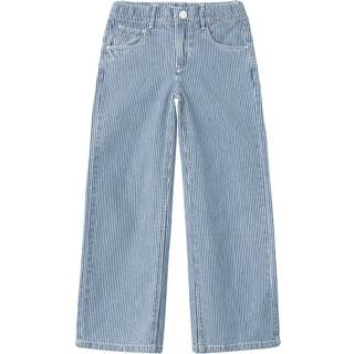 Name It Medium Blue Denim Stribede Denimbukser