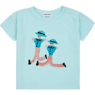 Bobo Choses Dancing Giants Baby T-shirt Blå 6 Months  Blå  6 måneder  Unisex
