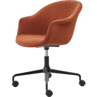 GUBI Bat Kontorstol Polstret Mat Sort/Belsuede Special 133