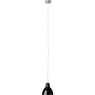 Luxy H5 Pendel Sort Ledning/Mat Hvid Skærm - Rotaliana