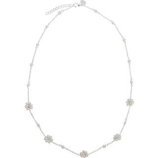 DAISY PEARL NECKLACE | SILVER
