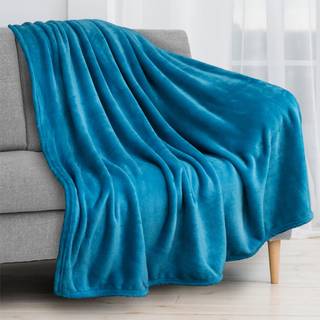 Pavilia turkis fleece kast tæppe til sofa flisblå blød fuzzy flanell kast til sofa luksus plys mikrofiber seng tæppe hyggeligt hjemmedekorativ fl