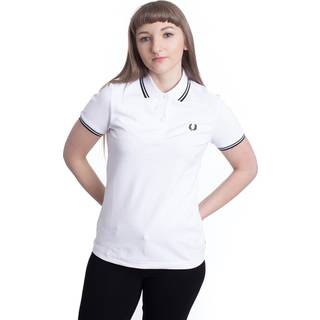 T-shirt FRED PERRY Twin Tipped Polo Shirt White 40 - White - 40