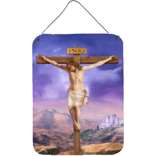 """" Carolines skatte påske Jesus Crucifixion Wall eller Door Hanging Prints APH4517DS1216 16HX12W Multicolor """"