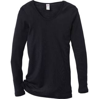 Bluse Merinould & Silke Black fra Engel Natur - 1 stk