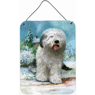 """" Carolines skatte gamle engelske f?rehund af Don Squires Wall eller Door Hanging Prints SDSQ0304DS1216 16HX12W multicolor """"