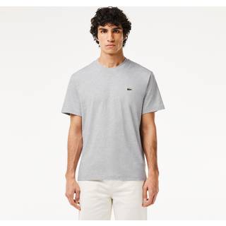 Lacoste Crew Neck T-Shirt Silver Chine