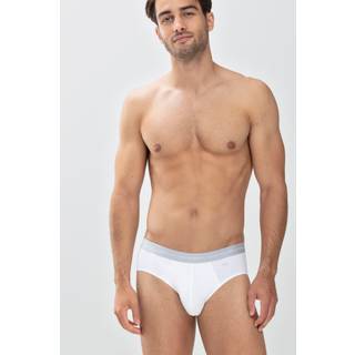 Mey Herren Jazz-Pants weiß Baumwolle & Mix unifarben