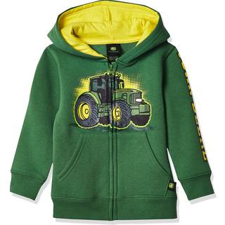 John Deere Baby Boys Fleece Zip Hoody Hooded Sweatshirt Gr?n 24 m?neder os