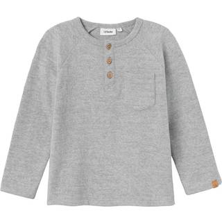 Lil Atelier Grey Melange Bluse