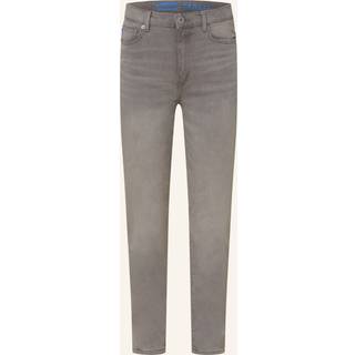 Skinny fit jeans i mørkegrå denim med stræk