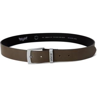 Belt Levi&#39;s ® Erkek Deri Kemer Dark Brown 95 - Dark Brown - 95