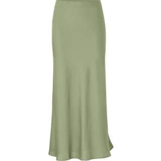 Viellette Højtaljet Midinederdel