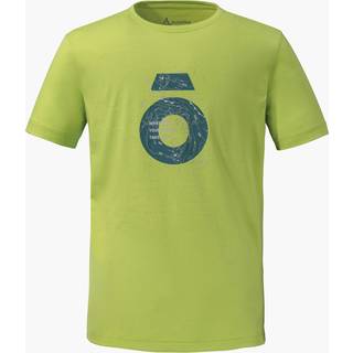 Schöffel Herren T-Shirt grün Baumwolle & Mix unifarben