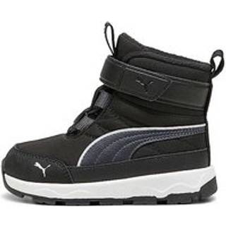 PUMA Evolve Boots Toddlers, Shoes, Black/Strongray/White, 23