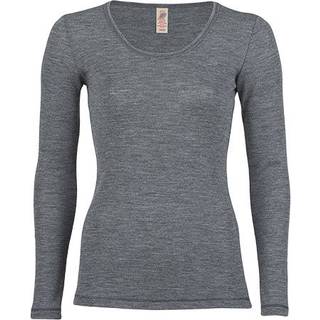 Bluse 100% Merinould Slate fra Engel Natur - 1 stk