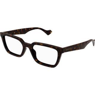 Gucci Mand Gucci GG1539O 002 Optiske stel Injiceret Havana Transparent Firkantet