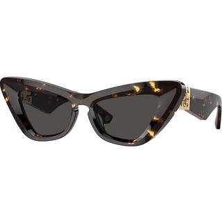 Burberry Kvinde BE4421U 410687 Solbriller Acetat Brun Grå Cat Eye Normal