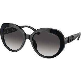 Michael Kors Kvinde MK2214U SAN LUCAS 30058G Solbriller Acetat Sort Grå Rund Normal Skygge