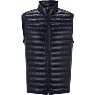 BOSS Green Herren Daunenweste blau unifarben