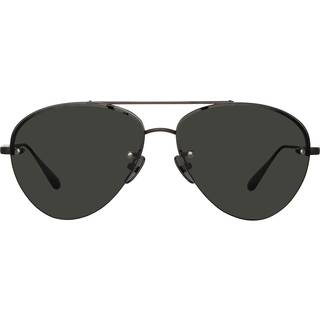 Linda Farrow EDANO LFL1444 C2 60 Solbriller Mænd Gunmetal - Matte Nickel Gunmetal - 60mm