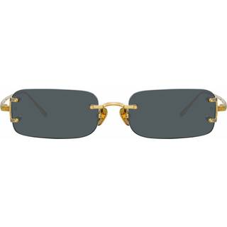 Linda Farrow TAYLOR LFL1131 C1 53 Solbriller Kvinder Guld - Yellow Gold - 53mm