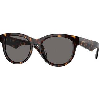 Burberry Kvinde BE4432U 300281 Solbriller Acetat Brun Grå Pantos Polariseret