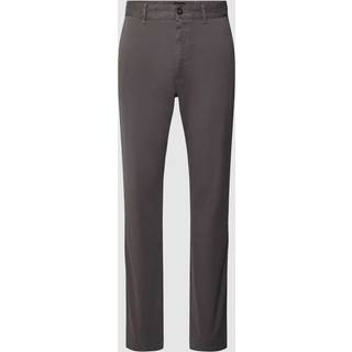 BOSS Orange Herren Chino grau Slim Fit