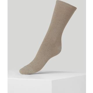 Dear Denier Mei Soft Plain Dots Beige Brown Gold 2pk-36 - 38