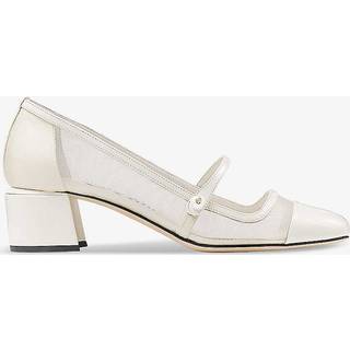 Jimmy Choo Bridal Elisa 45 mesh Mary Jane pumps - white - EU 40