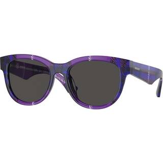 Burberry BE4432U 411387 54 Solbriller Kvinder Purple - Violet Checkered - 54mm