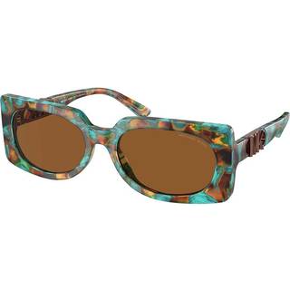 Michael Kors MK2215 BORDEAUX 400073 56 Solbriller Kvinder Tortoiseshell - Teal Graphic Tortoise - 56mm