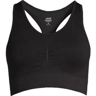 Casall Women's Seamless Soft Sports Bra Black, M
