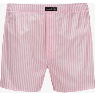 van Laack Herren Boxershorts rosa Reine Baumwolle Gestreift