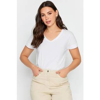 Lts Premium Tall White Vneck Tshirt 12 Lts | Tall Women's T-Shirts