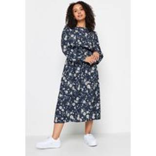 M & Co M & Co Petite Butterfly Tryk Smock Midi Kjole - EU 46 Petite (UK 18 P)