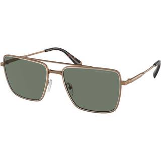 Michael Kors Mand MK1154 BLUE RIDGE 18993H Solbriller Metal Guld Grøn Firkantet Normal Antiblænding